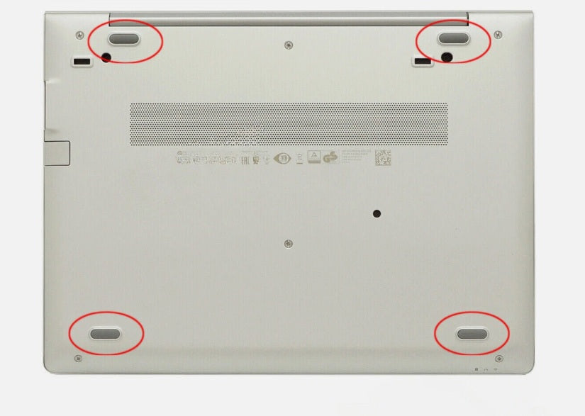 4xPcs Rubber Feet For HP Elitebook 830 840 G5 G6 17.5mm / 18mm
