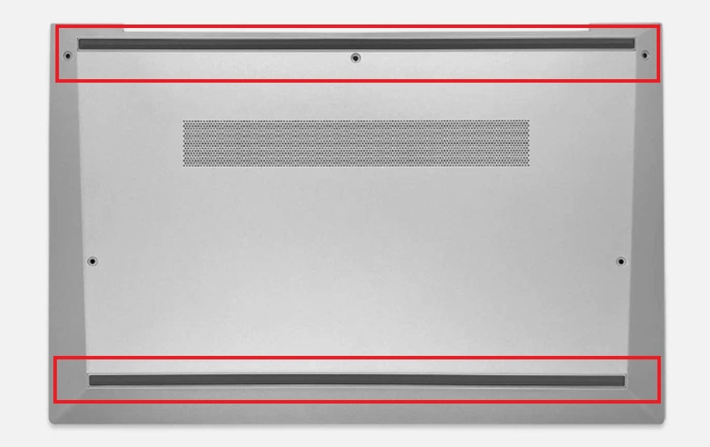 2xPcs Rubber Feet Strips For HP Elitebook 840 845 G7 G8 274mm/284mm