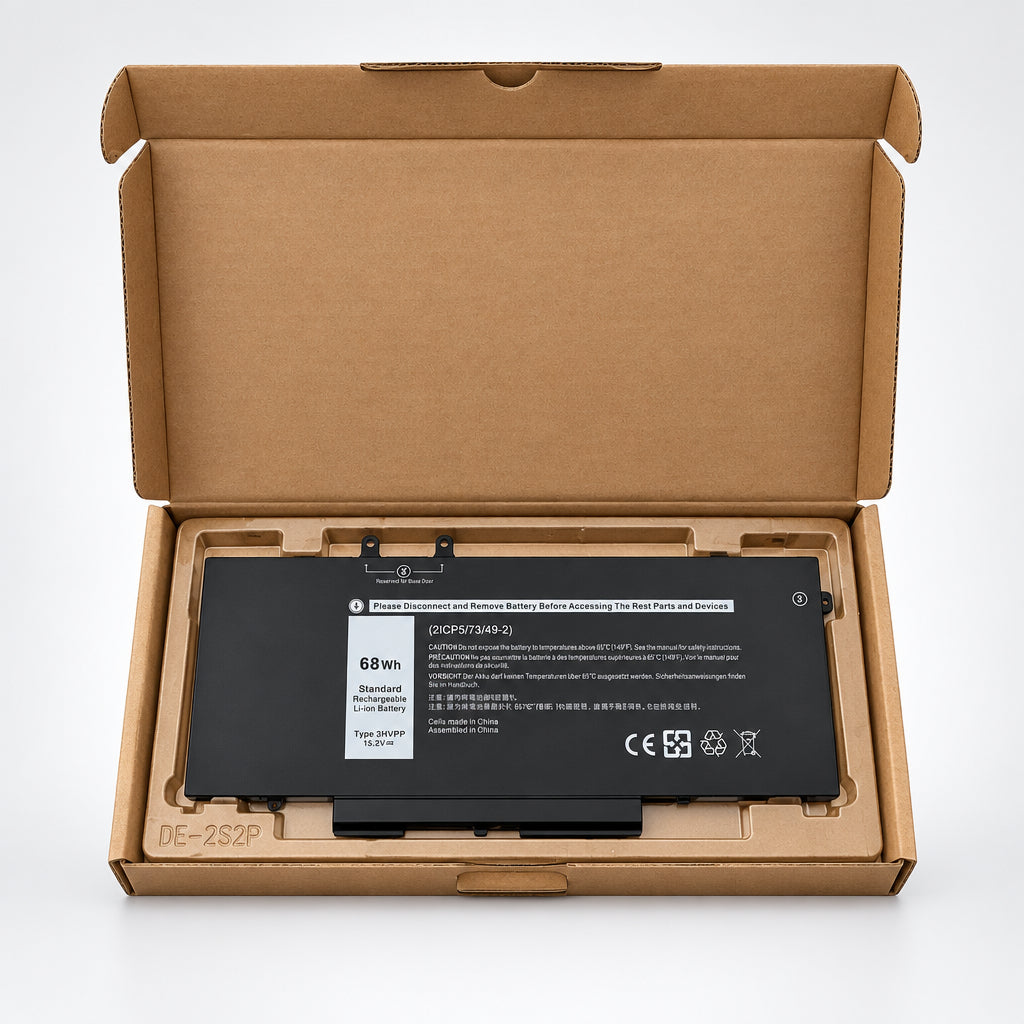 New 68Wh 3HWPP Laptop Battery for Dell Latitude 5400 5410 5510 5401 5501 15.2V