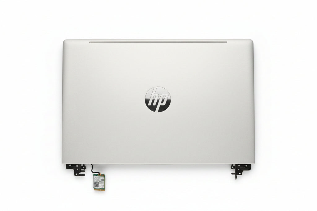 HP Probook 450 G8 455 G8 LCD Back Cover Top Lid Silver M21987-001 + Hinges