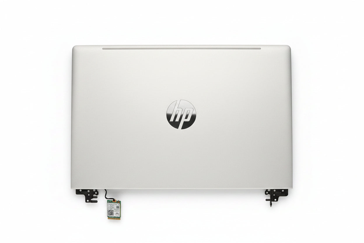 HP Probook 450 G8 455 G8 LCD Back Cover Top Lid Silver M21987-001 + Hinges