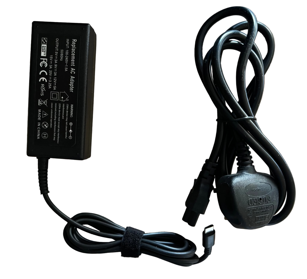 For Dell & HP Laptop Charger PSU 65W USB-C Latitude Probook etc New
