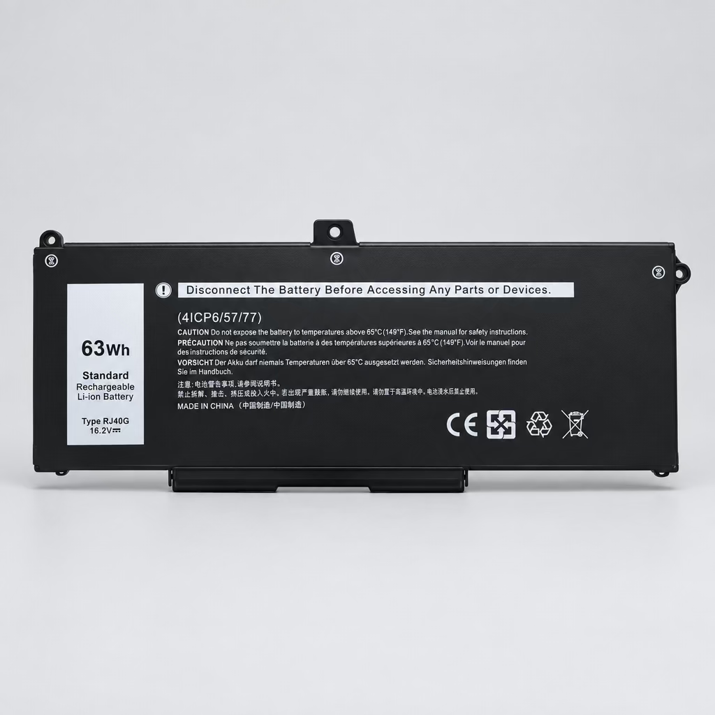 New RJ40G Laptop Battery for Dell Latitude 5420 5520 Precision 3560 63Wh 15.2V