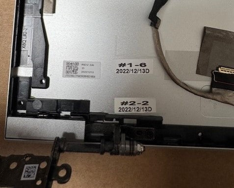 HP Probook 440 G8 G9 445 G8 G9 LCD Back Lid + Hinges ETC Silver M25985-001