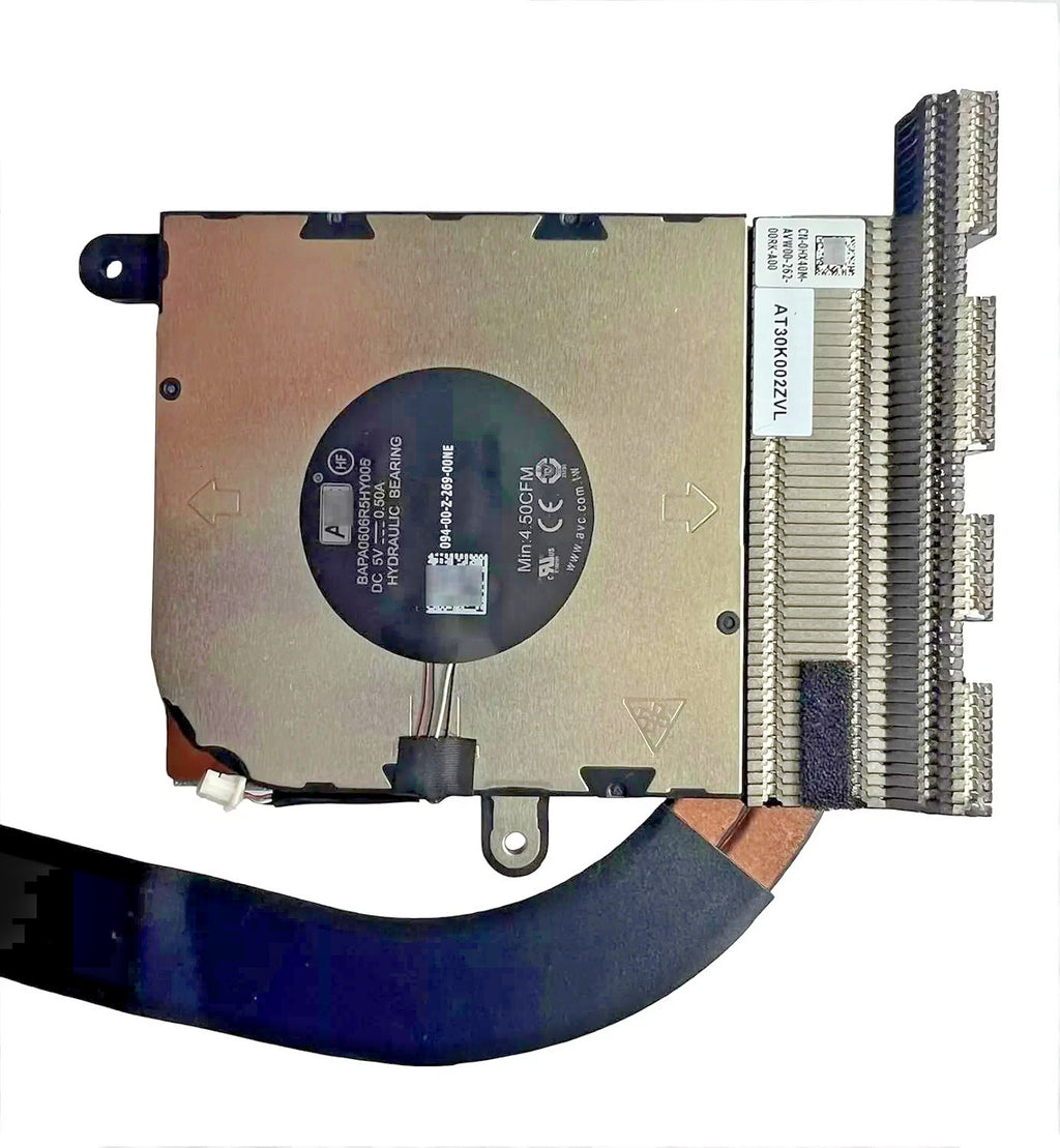 Dell Latitude 5420 5421 P137G CPU Cooling Fan & Heatsink 0HX40M AT30K002ZCL - Refurb.