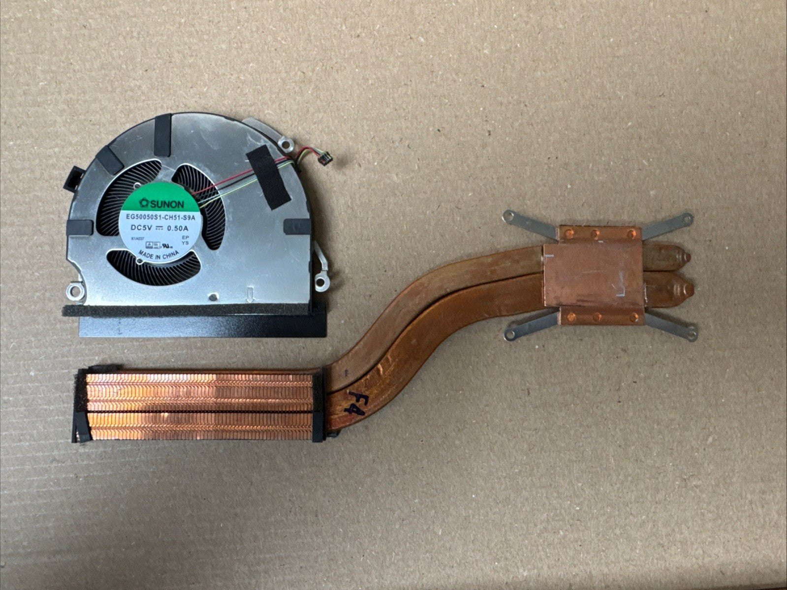 Genuine Cpu Cooling Fan + Heatsink for ASUS Expertbook B1400C - Refurb.