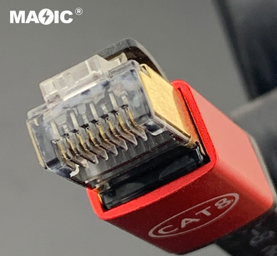 Ethernet Cable RJ45 Cat8 2000MBPS 40GBPS Network Cable Gold Very Fast Hi Quality
