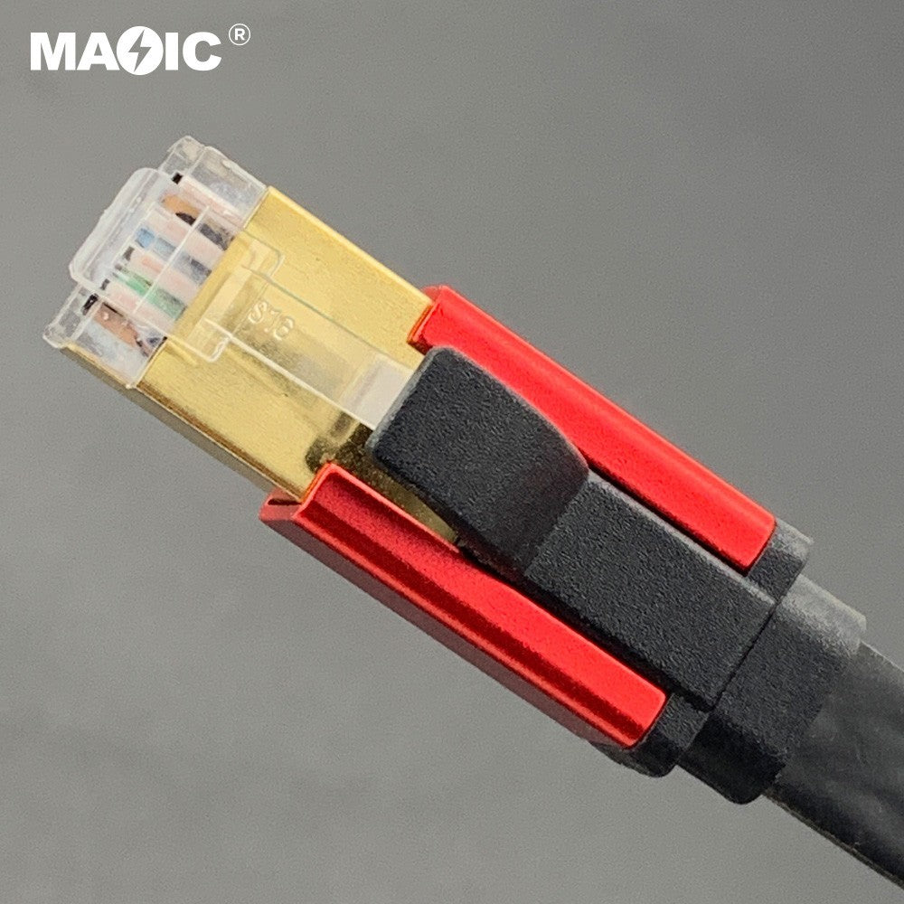 Ethernet Cable RJ45 Cat8 2000MBPS 40GBPS Network Cable Gold Very Fast Hi Quality