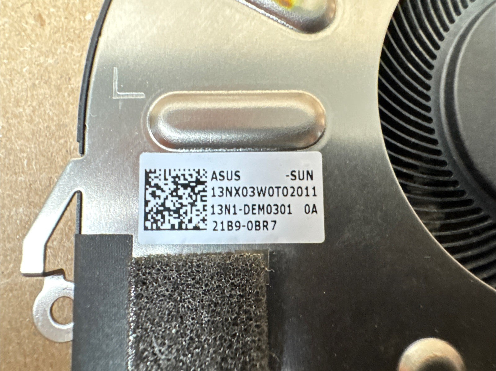 Genuine Cpu Cooling Fan + Heatsink for ASUS Expertbook B1400C - Refurb.