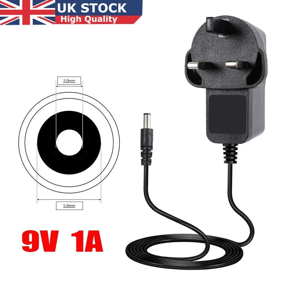 9V Power Supply UK 9V 1A