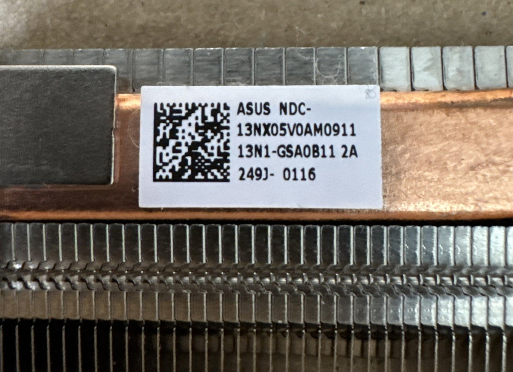 Genuine Cpu Cooling Fan + Heatsink for ASUS Expertbook B1402CV - Refurb.