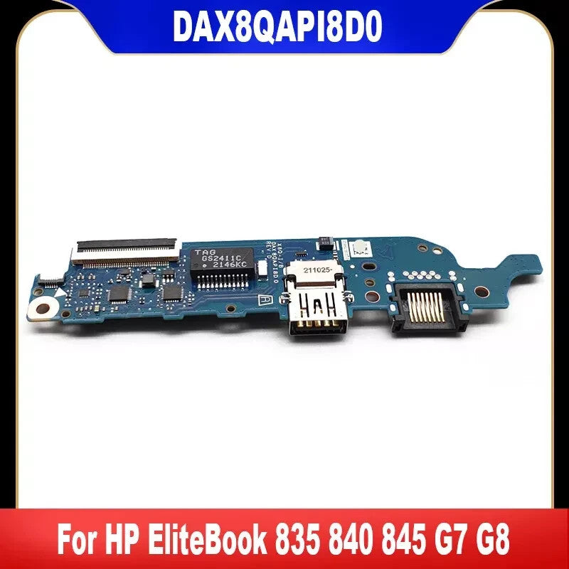 HP ProBook 440 445 G8 G9 USB Ethernet Board DAX8QAPI8D0 rev D - Refurb.