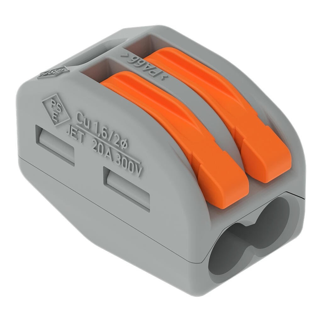 Wago 221/222 Series Connectors Wire Block Clamp Terminals 20A 300V 5x PACK