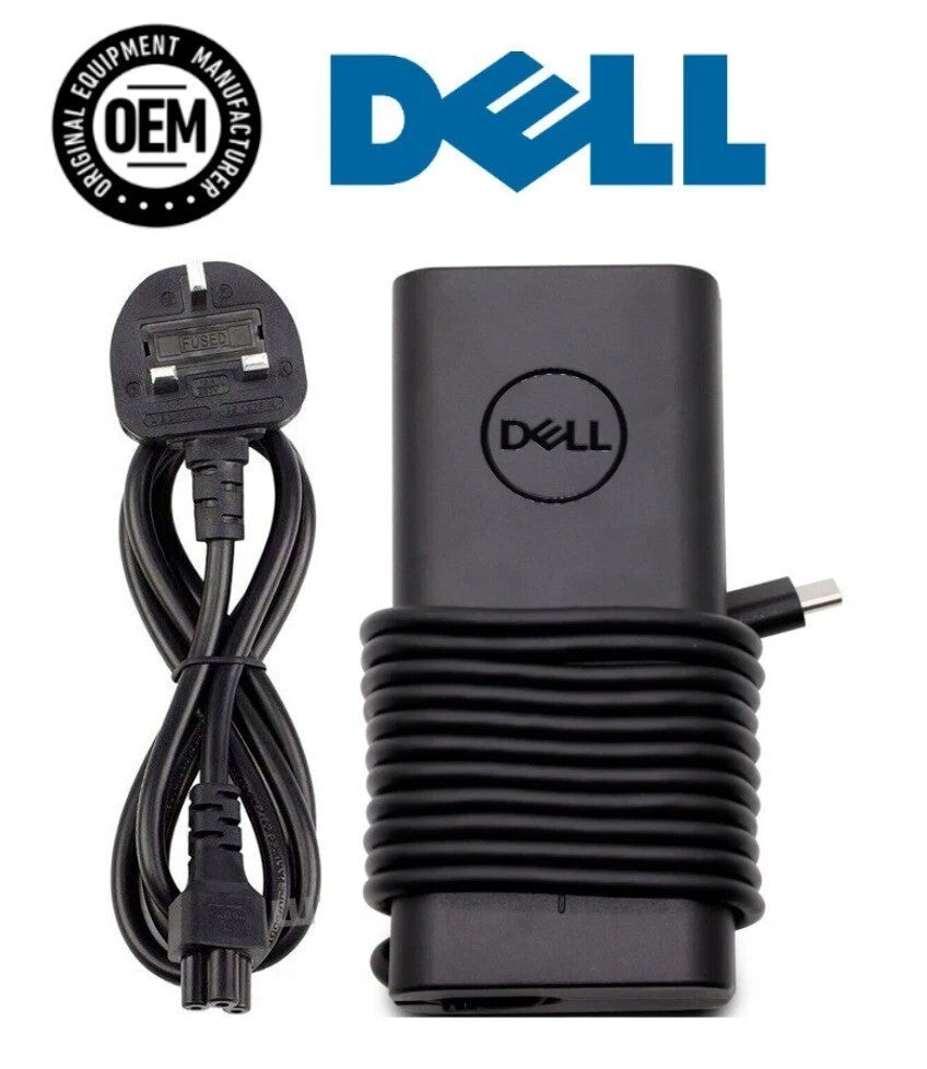 Dell Orignal Type-C Laptop 65W USB C Power Battery Charger PSU