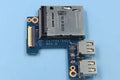 HP ENVY 17 1000 /1010 Series Dual USB SD Daughter Board DASP8ATB6D0 - Refurb.