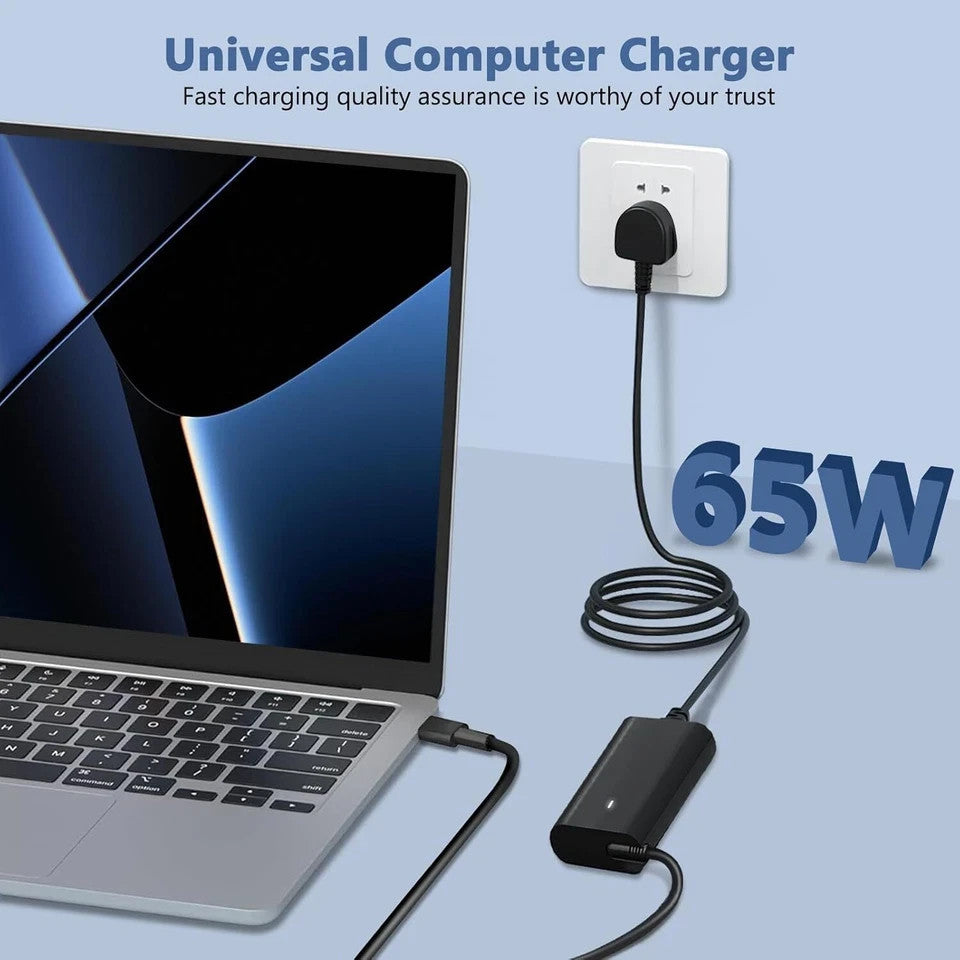 For Dell Laptop Charger PSU 65W USB-C for Latitude 5540 5420 7400 5440 7440 New