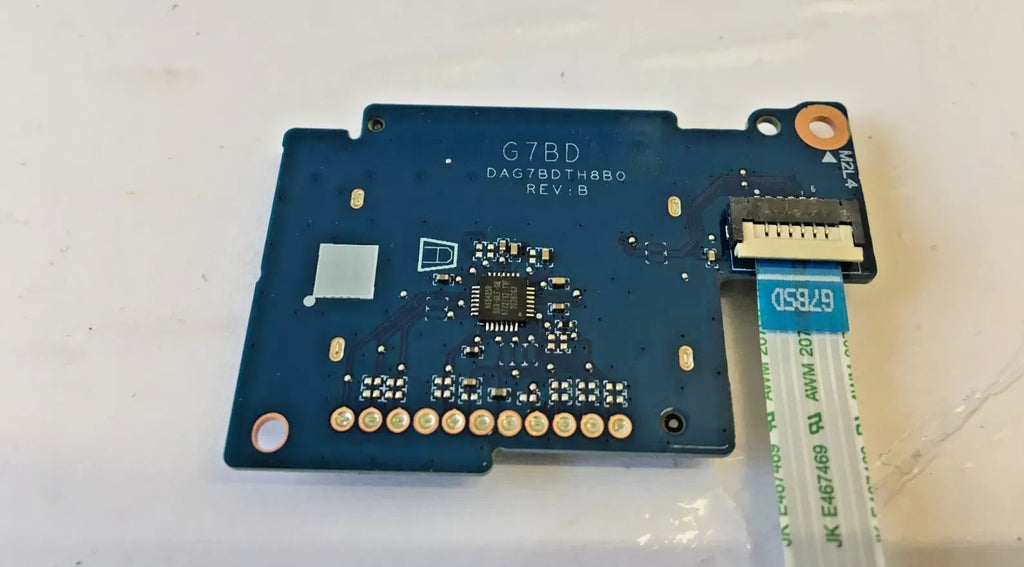 Laptop Card Reader Board DAG7BDTH8B0 Genuine For HP 15-CS 15-CS3009NA + Ribbon - Refurb.