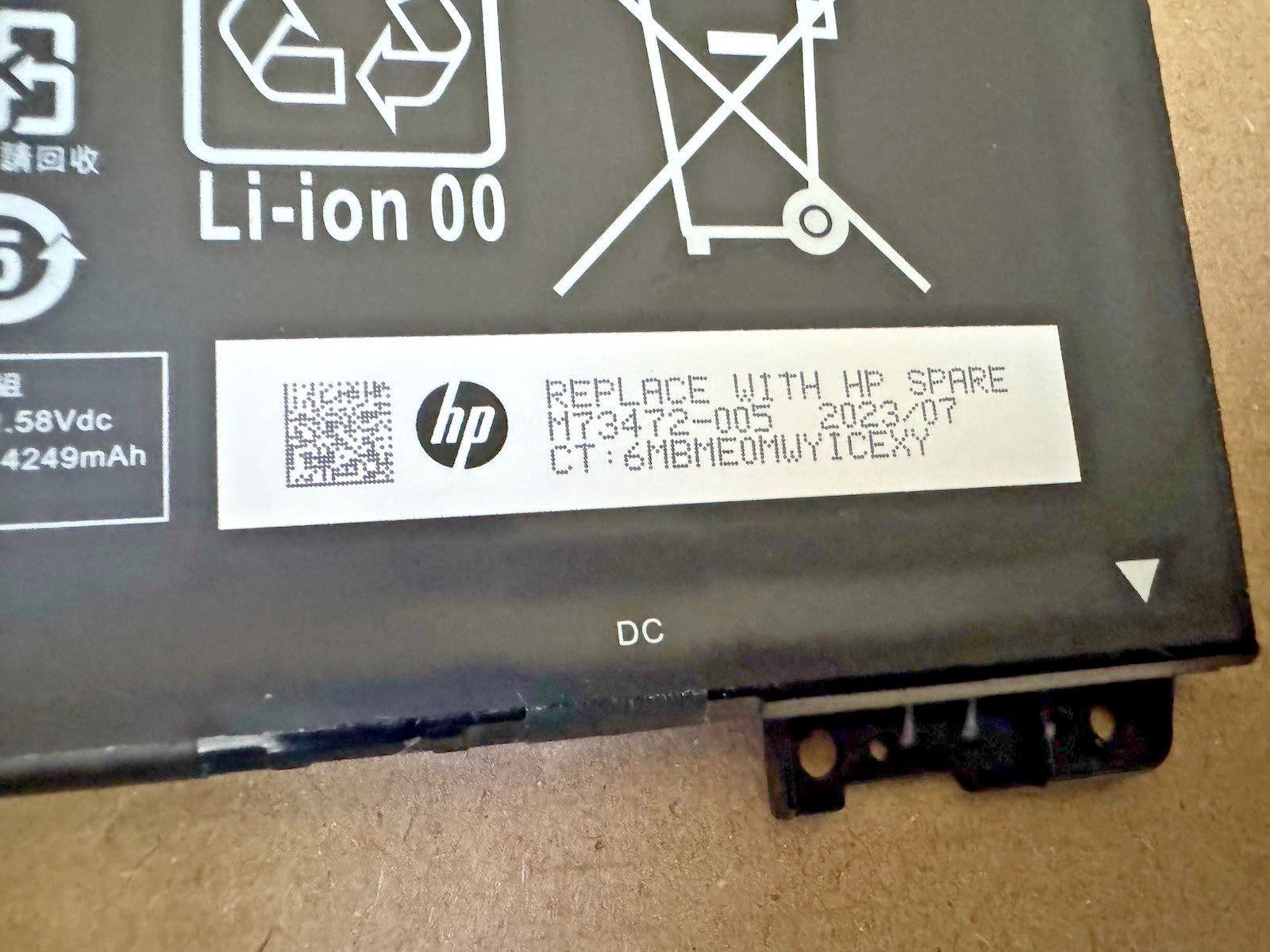 Genuine HP ProBook 450 G8 / 640 G9 / 650 G8 45Wh Battery RH03XL M02027-005 79% - Refurb.