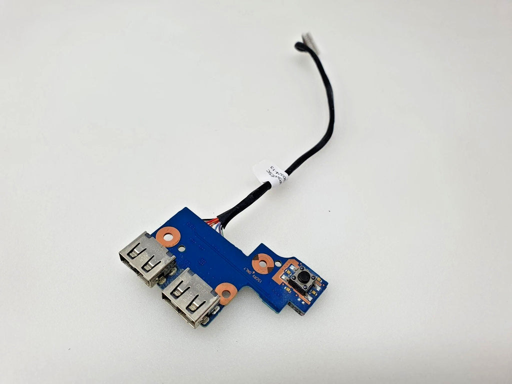 Samsung NP300E5C Power Button USB Port Board BA92-10202A with cable - Refurb.