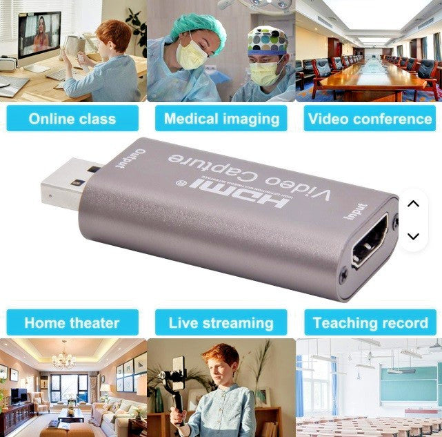 1080P Full HD Video Capture Stick 4K HDMI to USB Capture PS5 / XBOX