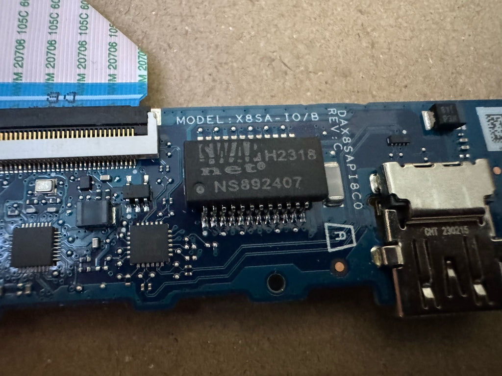 HP Probook  440 G8 USB LAN Ethernet Board and Cables DA0XSAPI8C0 Daughterboard - Refurb.