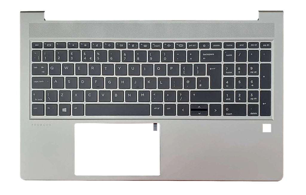 Palmrest + Backlit Keyboard QWERTY UK HP Probook 450 G8 G9 455 650 Laptop