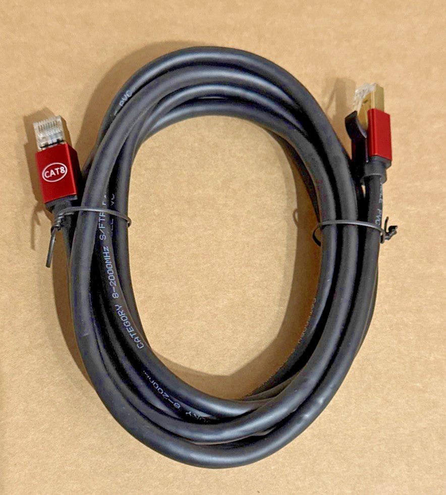 Ethernet Cable RJ45 Cat8 2000MBPS 40GBPS Network Cable Gold Very Fast Hi Quality