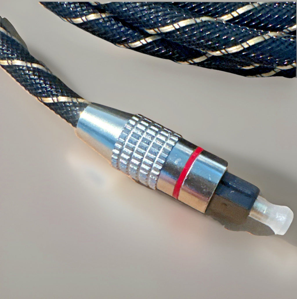 HIGH QUALITY DIGITAL AUDIO FIBRE OPTIC TOSLINK CABLE GOLD PLATED