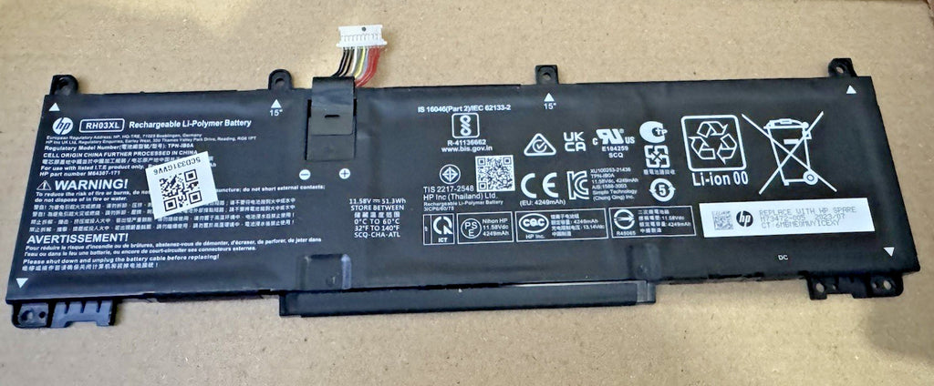 Genuine HP ProBook 450 G8 / 640 G9 / 650 G8 45Wh Battery RH03XL M02027-005 79% - Refurb.