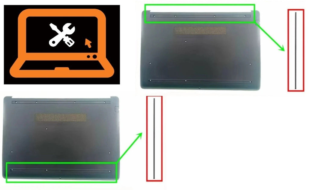Rubber Feet Set For HP 15-DA 15-DR 15-DB 250 255 256 G7 1x PAIR
