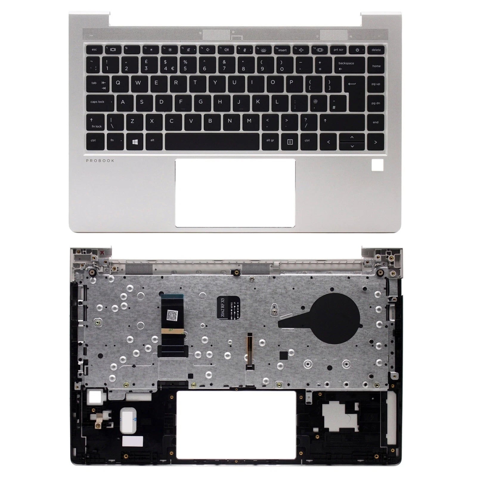 HP ProBook 440 G8 G9 445 G8 G9 Palmrest Cover with UK Backlit Keyboard
